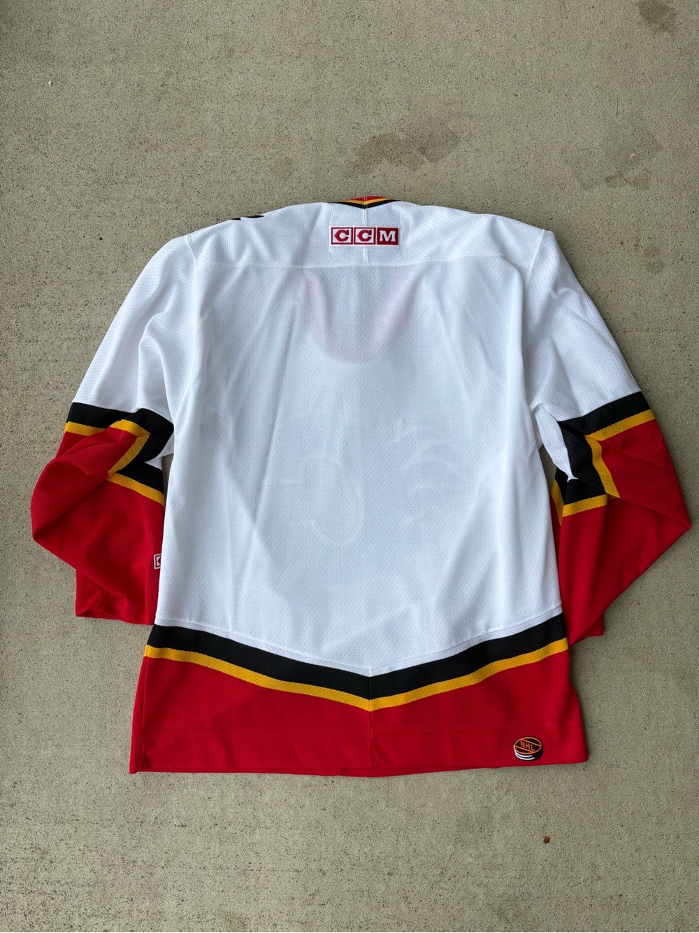 Vintage 90s CCM Calgary Flames Horse Head Blank Jersey - Medium - Picture 3 of 3
